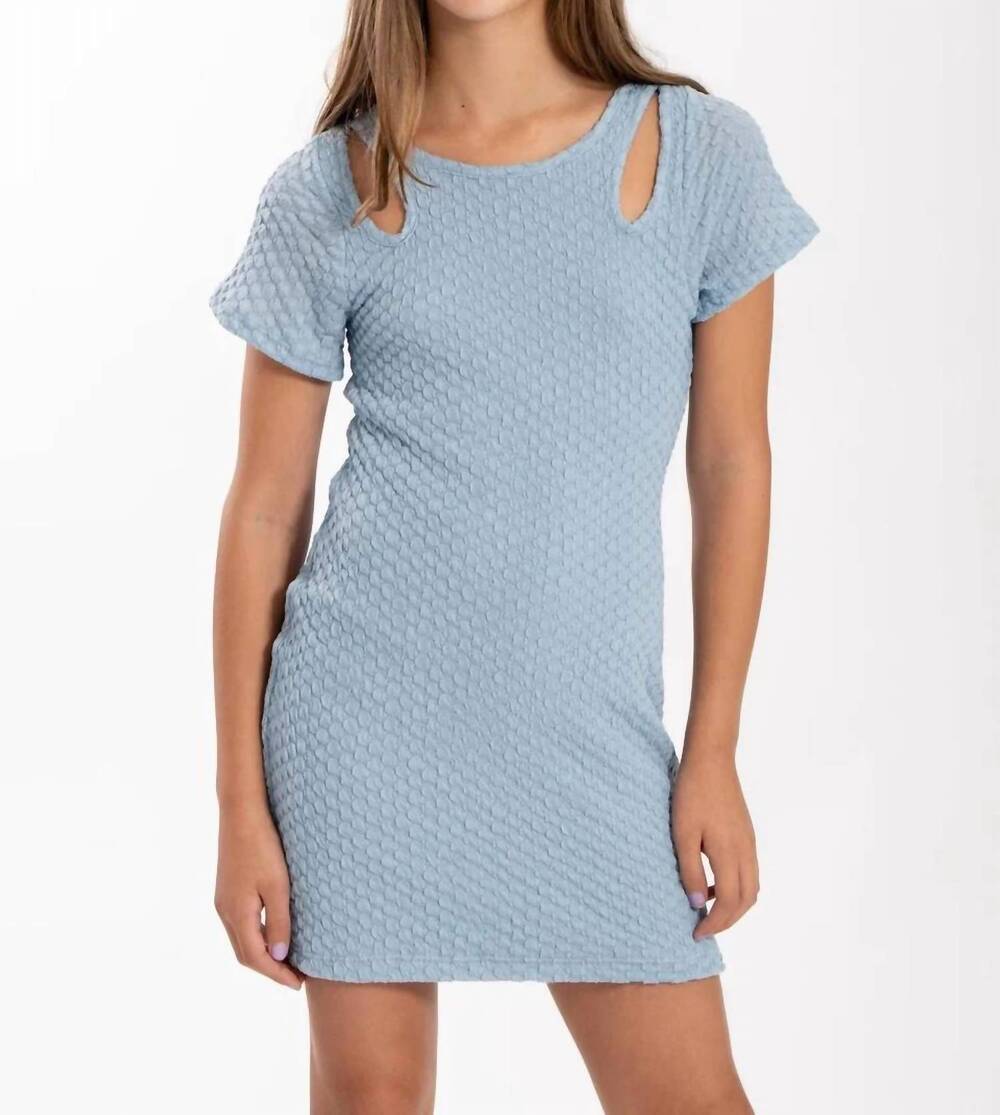 NEW CHERYL CREATIONS kids kimberly dress in powder blue